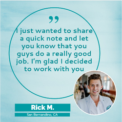 review from satisfied customer - rick